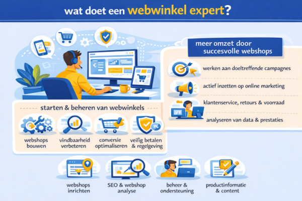 Alles over het beroep webwinkel expert Wat doet een webwinkel expert